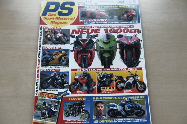 Deckblatt PS Sport Motorrad (11/2005)